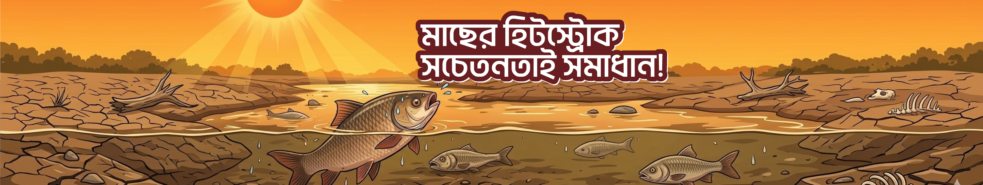 তীব্র গরমে মাছের হিটস্ট্রোক এড়াতে সচেতনতাই হোক সমাধান!
